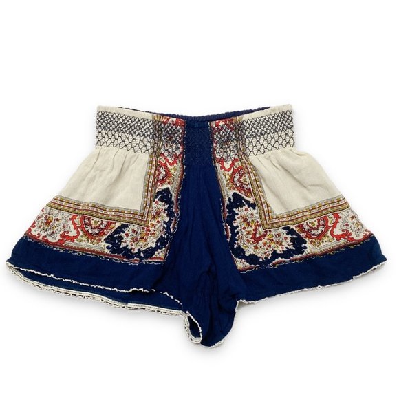 Free People - Boho Dual Lined High Waisted Shorts, Size XS - Picture 2 of 6